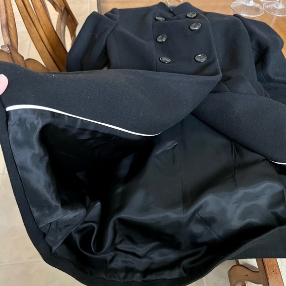 Women’s banana republic wool pea/dress coat xs - Picture 9 of 14